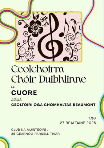 poster image for Guests in Cór Duibhlinne Summer Concert
